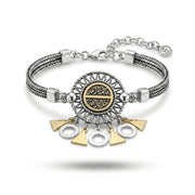 Islamic Arabic “Mashallah Tabarak Allah” Bracelet 925 Silver