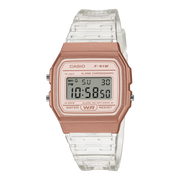 Casio General Transparent Resin Strap Unisex's Watch F-91WS-7A3DF