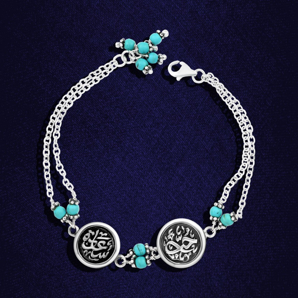 انسيال فضه مصري حريمي عيار 925 (سعاده) (حب)