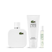 LACOSTE EAU DE LACOSTE L.12.12 WHITE (M) SET EDT 100ML + EDT 7.5ML + SG 100ML