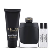 Mont Blanc Legend Eau De Parfum 4 Piece Set For Men 100 ML + 2 × 7.5 ML + Shower Gel 100 ML