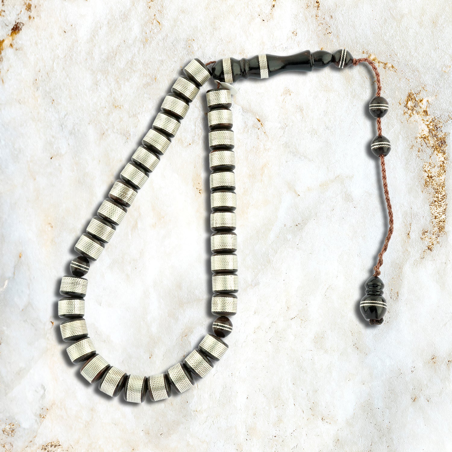 سبحة فضة عيار 999 للجنسين بتصميم كلاسيك