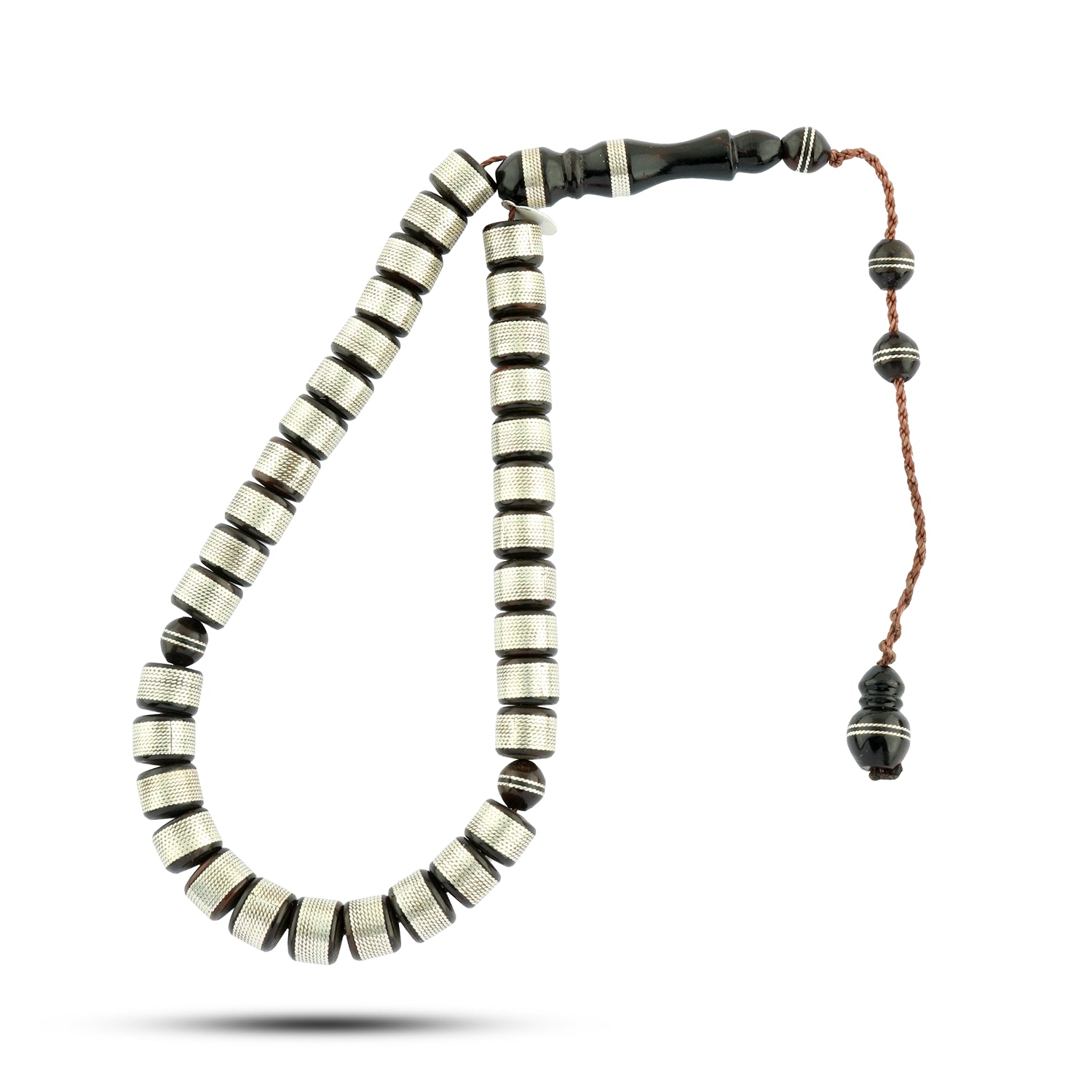 سبحة فضة عيار 999 للجنسين بتصميم كلاسيك