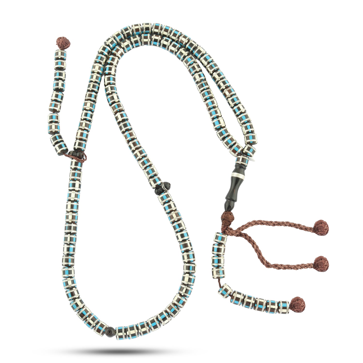 سبحة أنيقة للجنسين فضة عيار 999 – فيروز