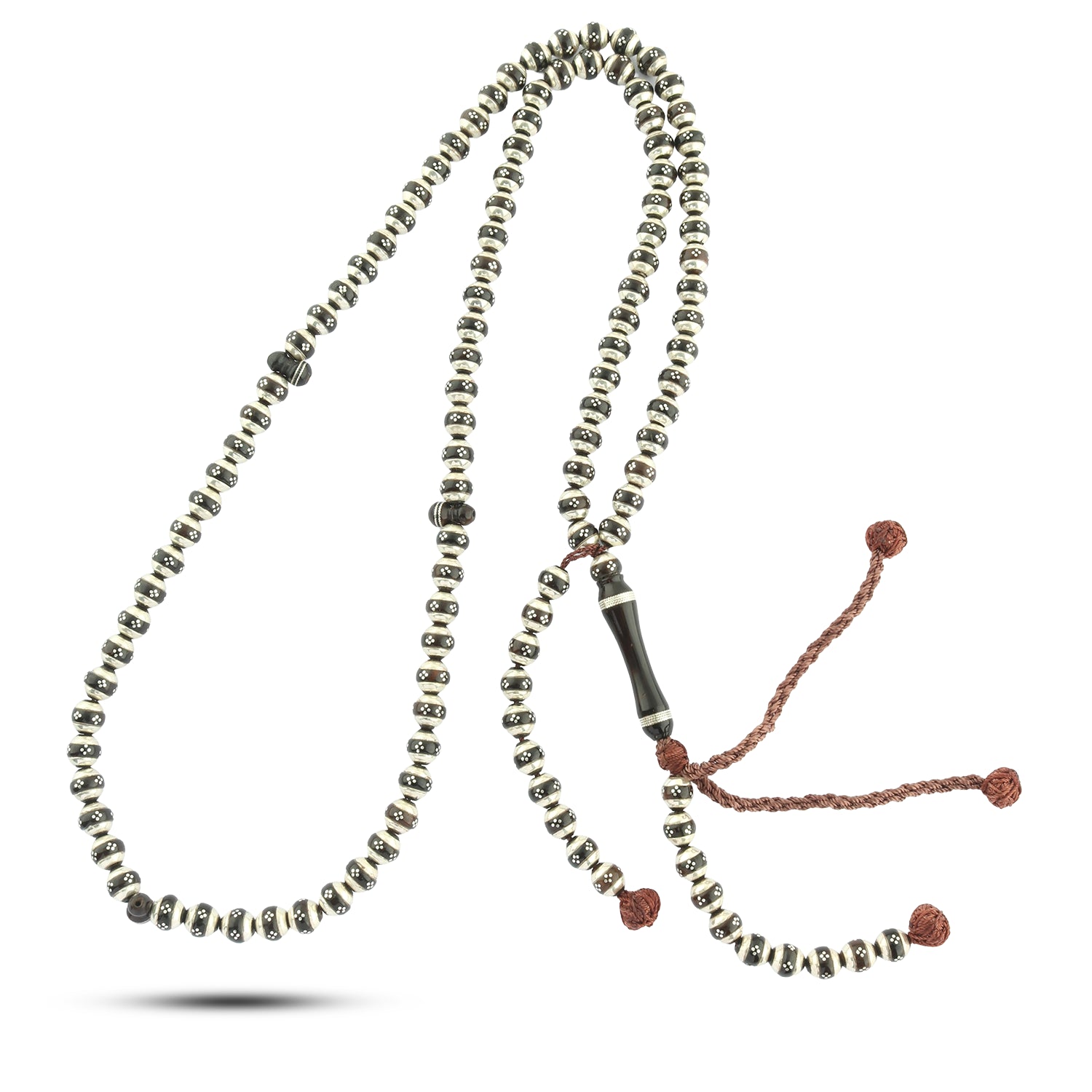 سبحة كوك لوكس فخمة 99 حبة فضة 999