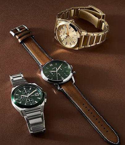 FS5963 - Fossil Men's Chronograph Watch with Leather Strap