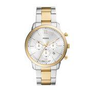 Fossil Men Neutra Chronograph Two-Tone Stainless Steel Watch-FS6112