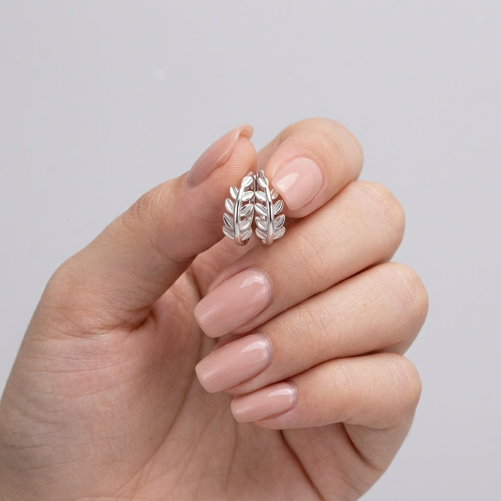 Leaves 925 Silver Earring