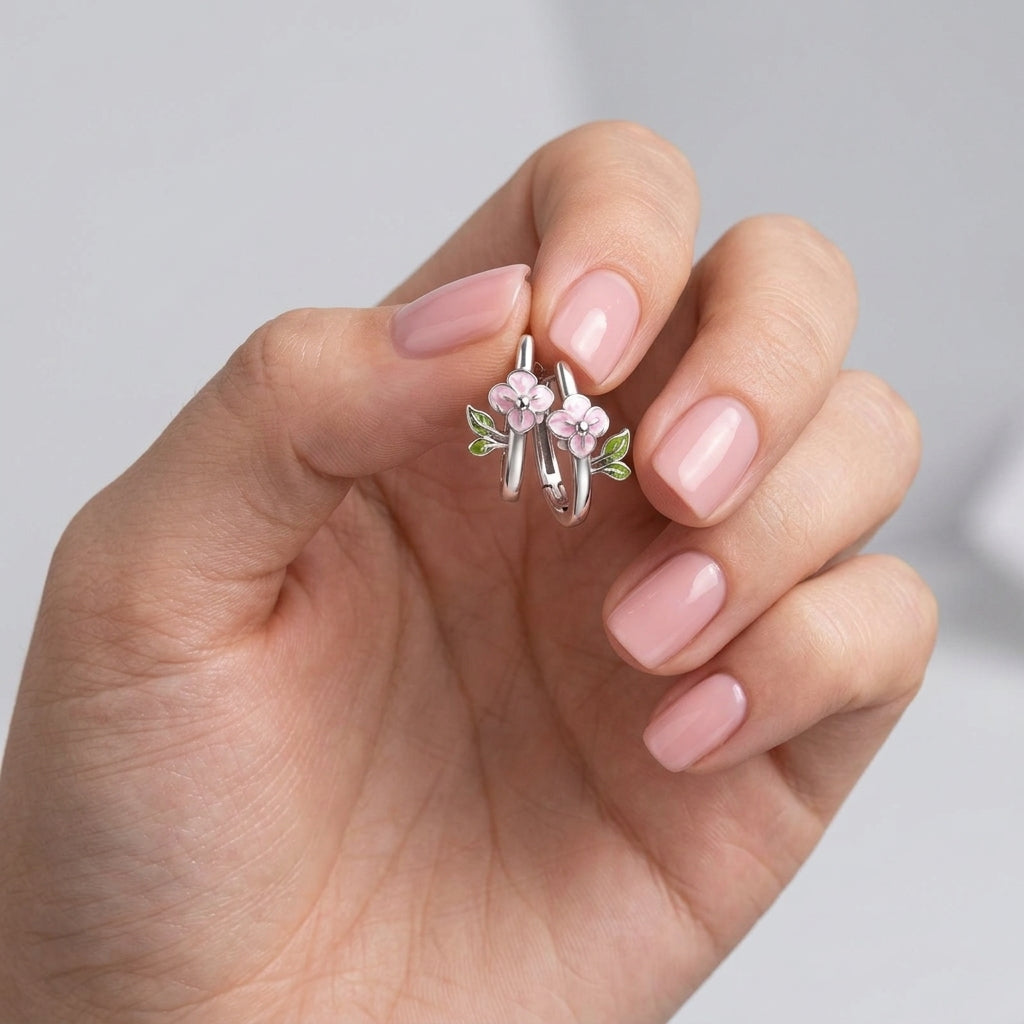 Spring Flower Earring 925 Silver