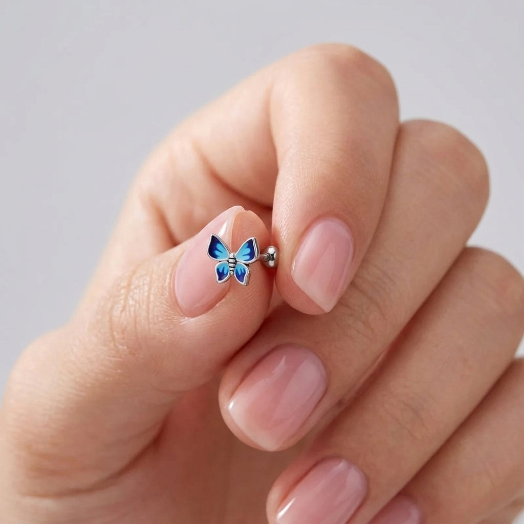 Butterfly 925 Silver Earring