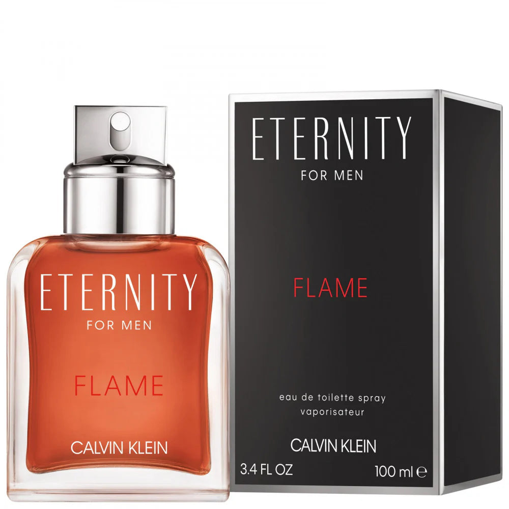 Eternity Flame By Calvin Klein For Men Eau De Toilette 100Ml 