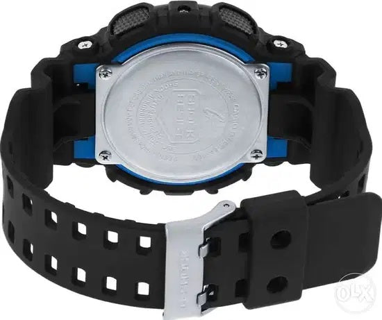 GA-100-1A2DR - ساعة يد كاسيو جي شوك ديجيتال رياضية كاجوال بسوار مطاط للرجال