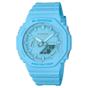 GA-2100-2A2DR - ساعة يد كاسيو جي شوك ديجيتال رياضية كاجوال بسوار رزين للرجال