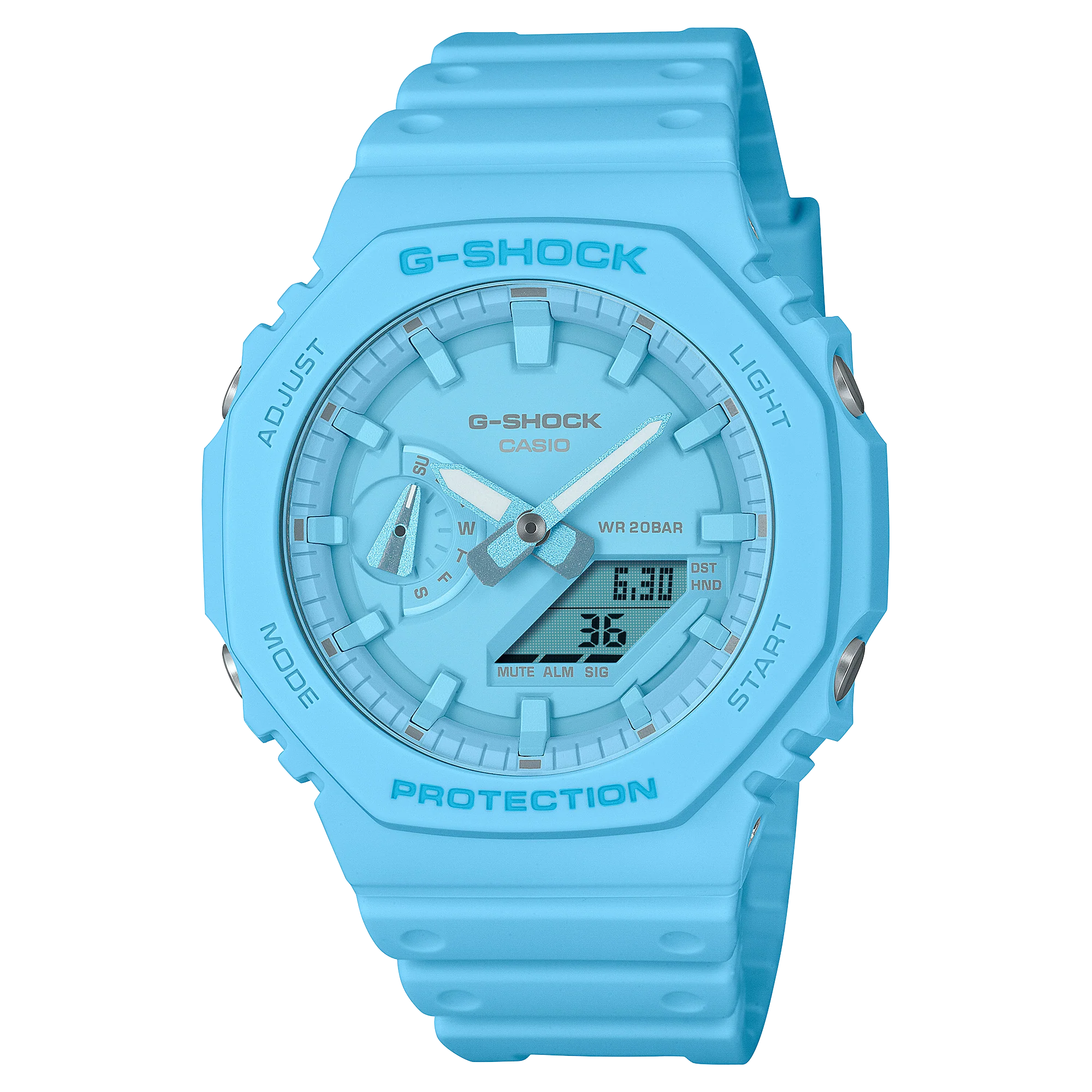 GA-2100-2A2DR - Casio G-Shock Men's Digital Sporty Casual Watch with Resin Strap
