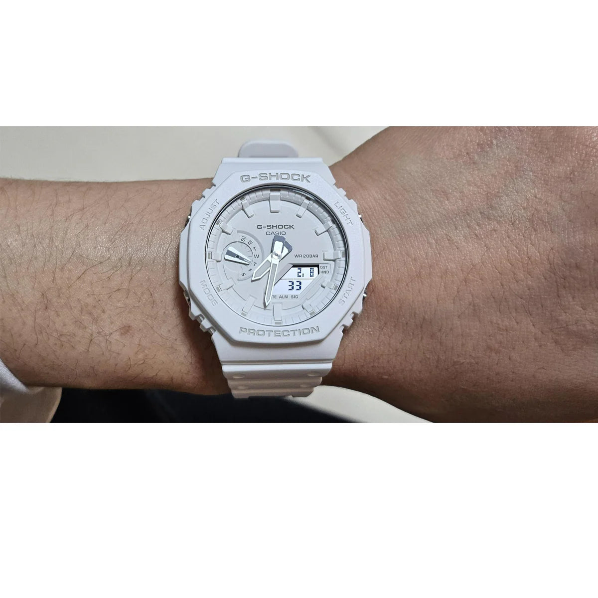 GA-2100-7A7DR - Casio G-Shock Men's Digital Sporty Casual Watch with Resin Strap