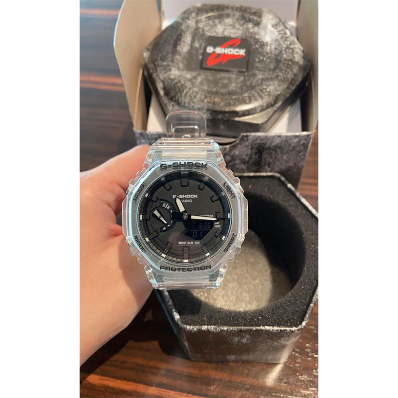 Casio G-Shock GA-2100 Transparent Resin Watch – Sporty Shock