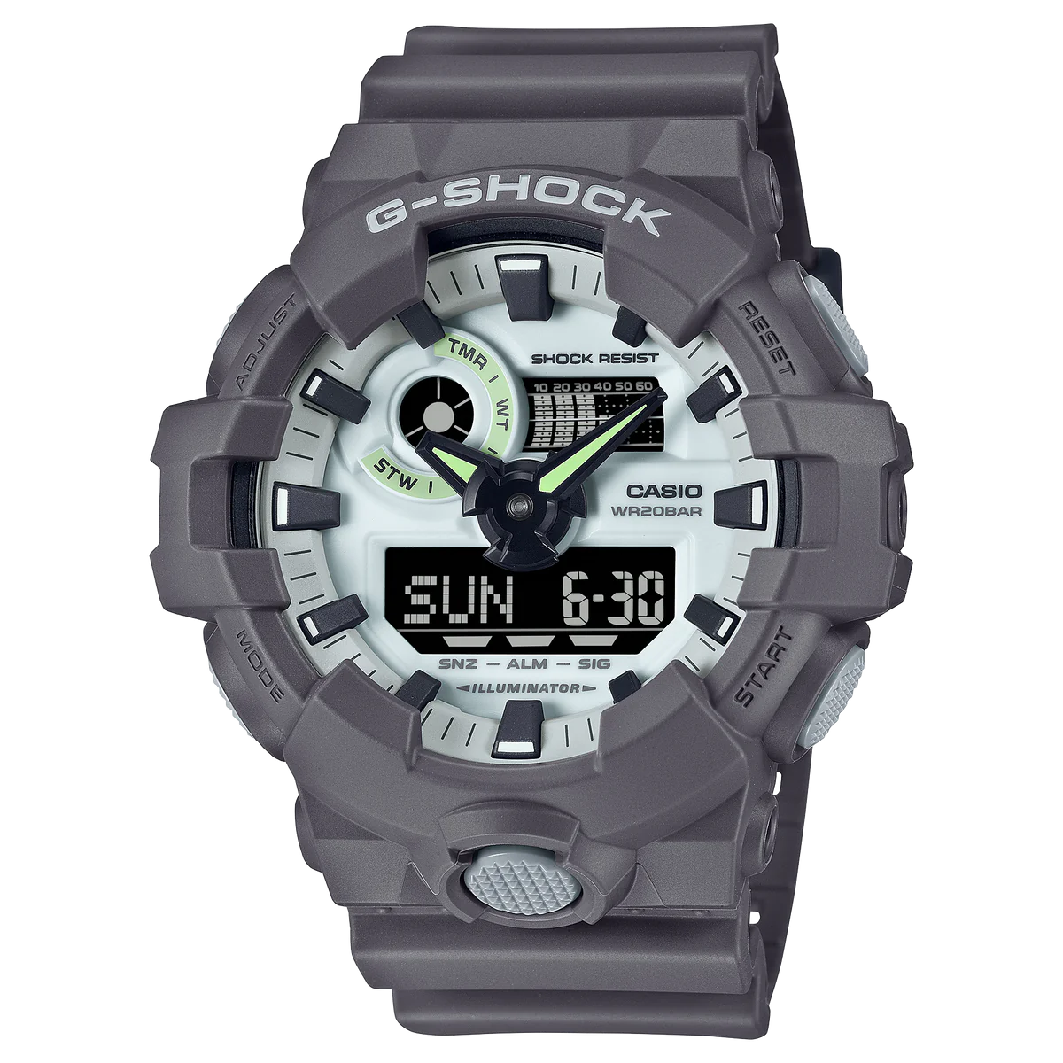 GA-700HD-8ADR - Casio G-Shock Men's Digital Sporty Casual Watch with Resin Strap