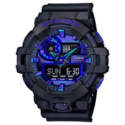 GA-700VB-1ADR - ساعة يد كاسيو جي شوك ديجيتال رياضية كاجوال بسوار رزين للرجال