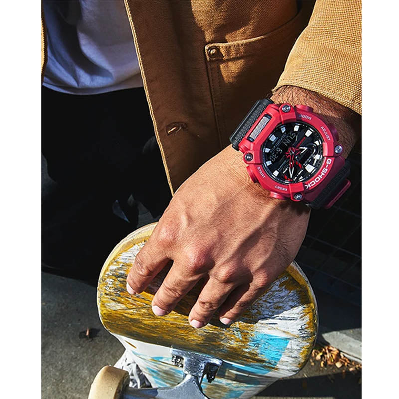 GA-900-4ADR – Casio G-SHOCK Analog-Digital Watch in Red and