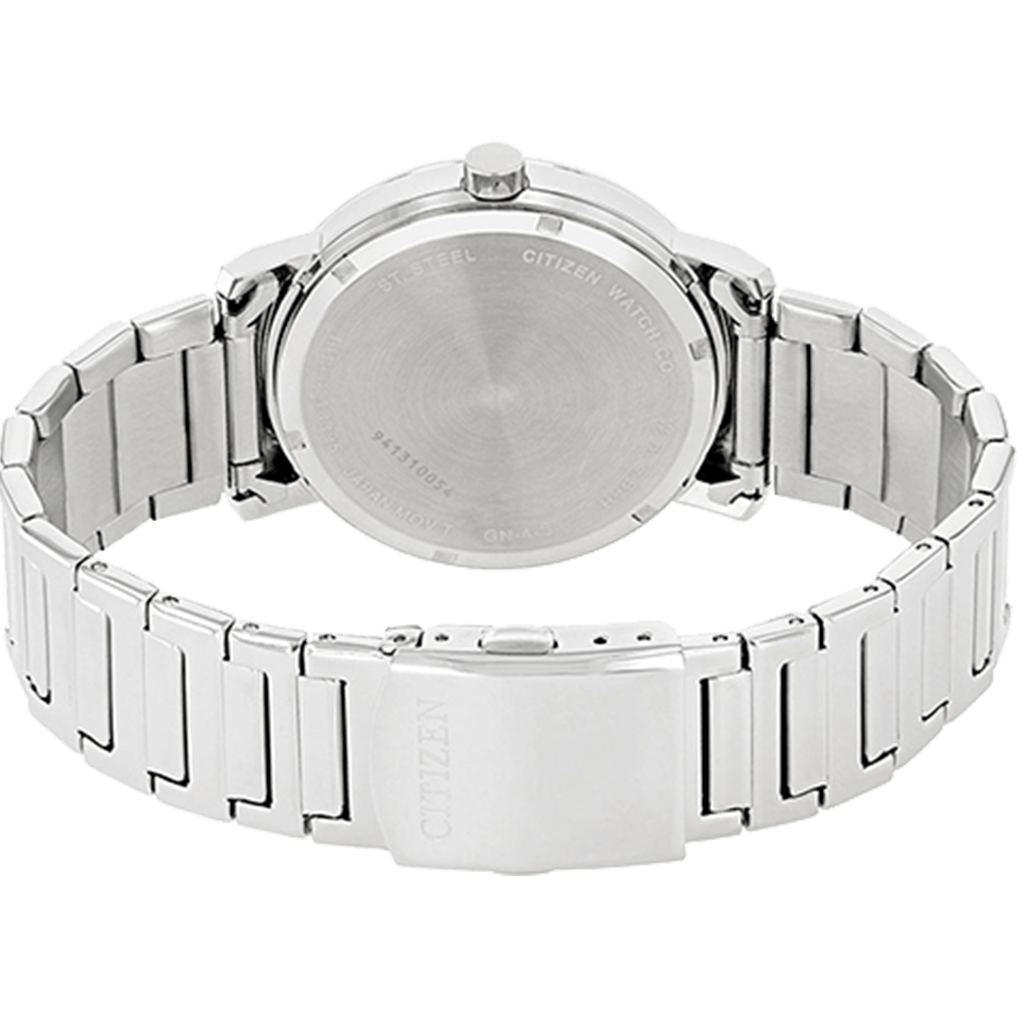 Citizen Men's Quartz Watch with Stainless Steel Bracelet and Black Dial BE9180-52E