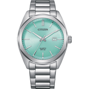 Citizen Men's Quartz Watch with Stainless Steel Bracelet and Turquoise Dial BI5110-54M