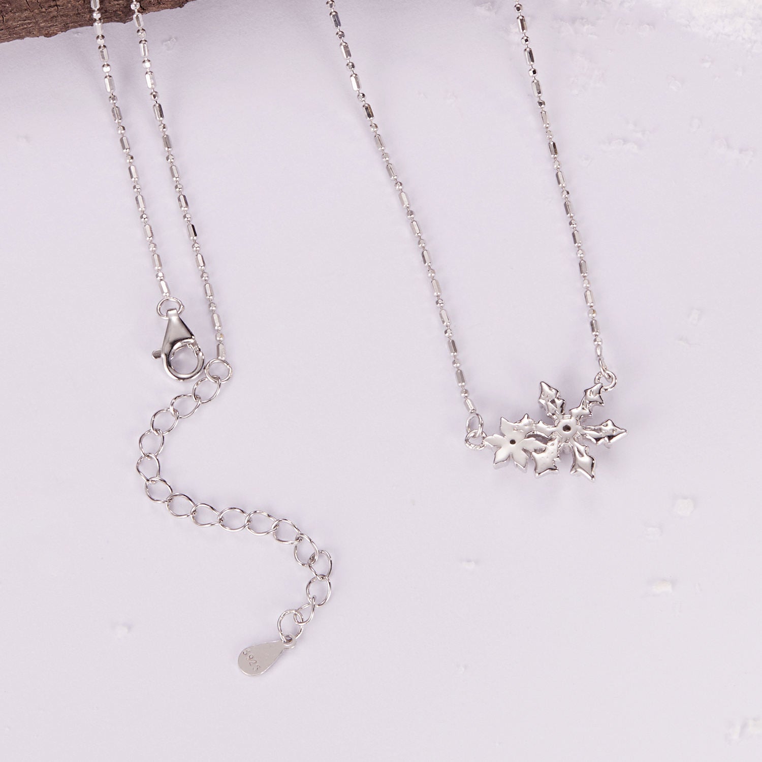 Sparkling Star 925  Silver Necklace