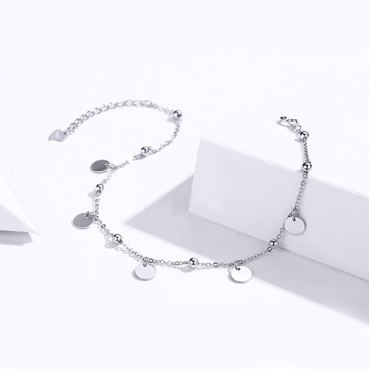 "Simple Elegance" 925 Silver Anklet 
