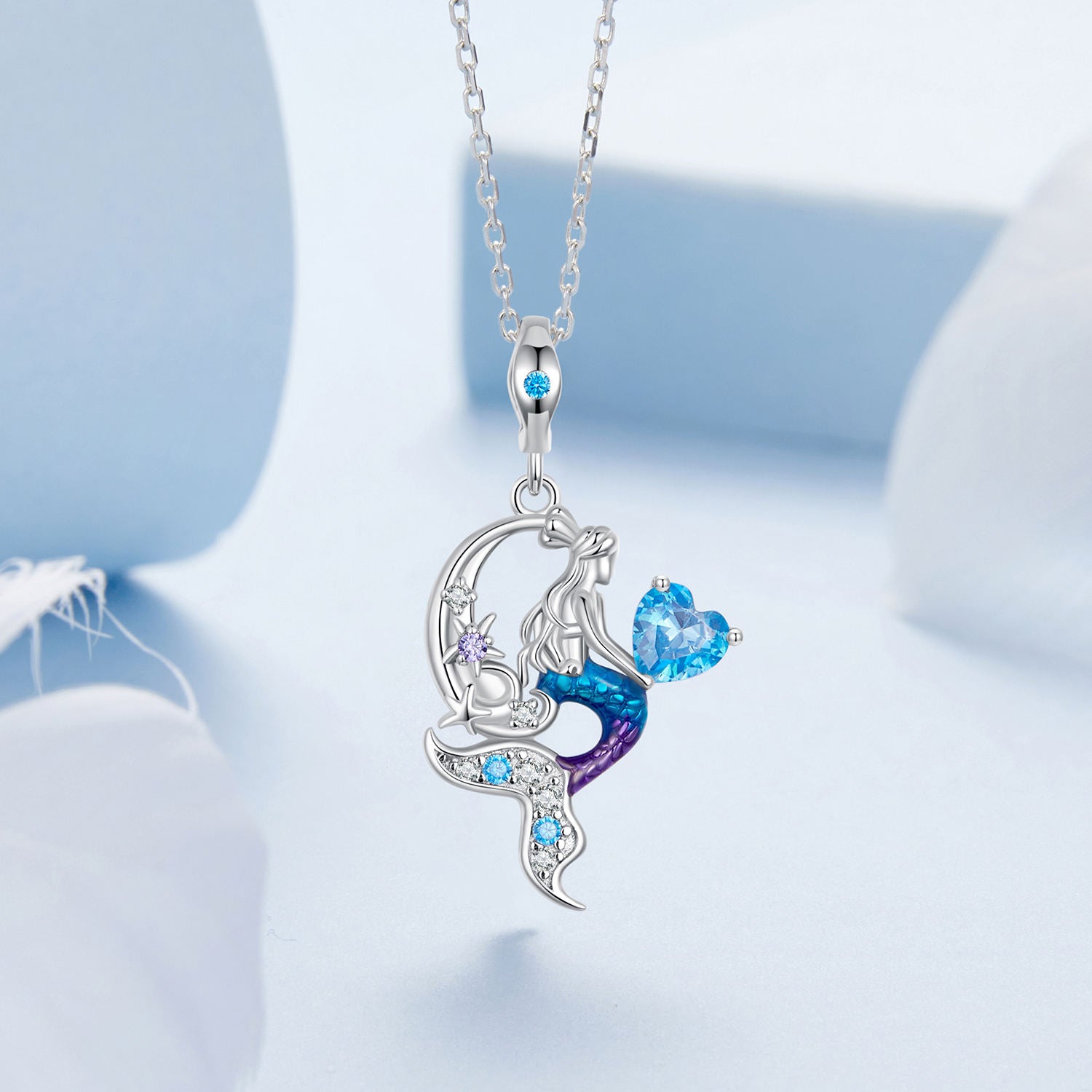 Mermaid 925 Silver Necklace