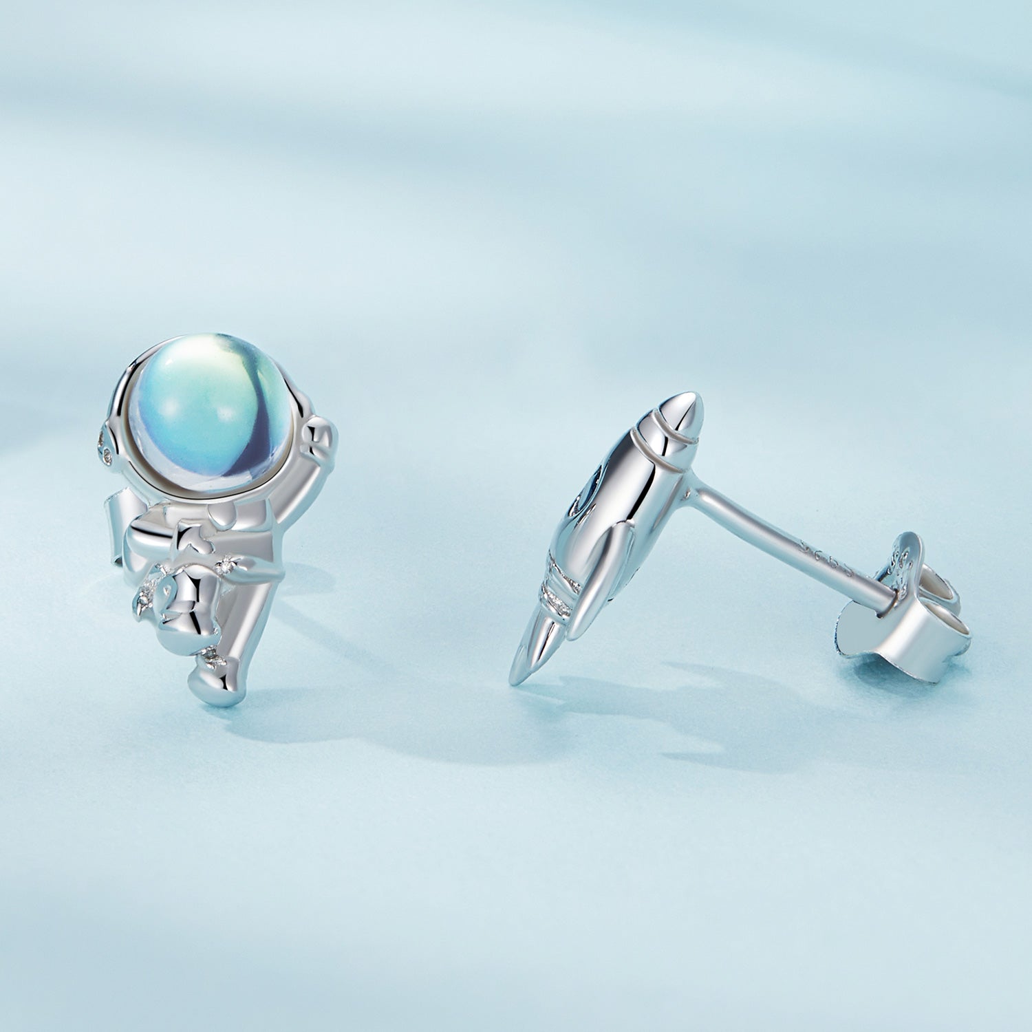 حلق "مغامرة الفضاء" فضة عيار 925