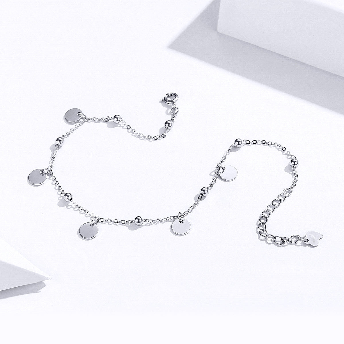 "Simple Elegance" 925 Silver Anklet 