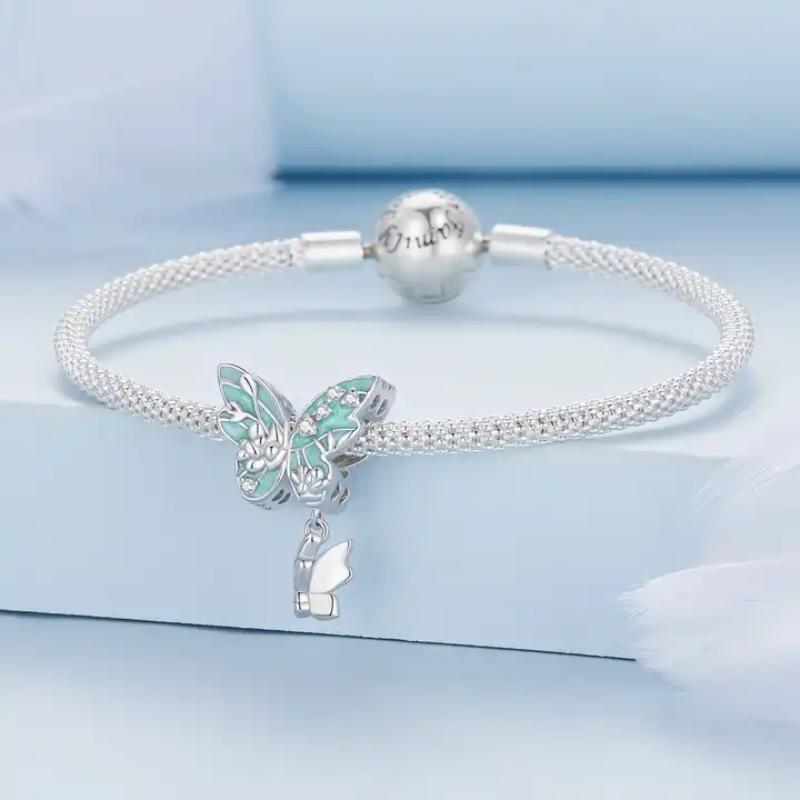 BSC838 - دلاية انسيال فضة عيار 925 علي شكل فراشة