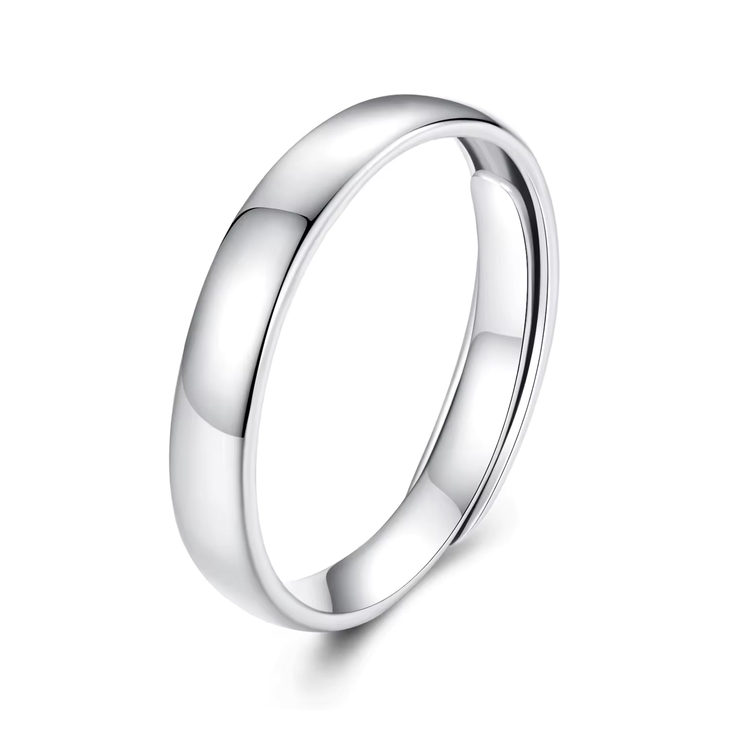 خاتم أنيق بتصميم بسيط فضة 925