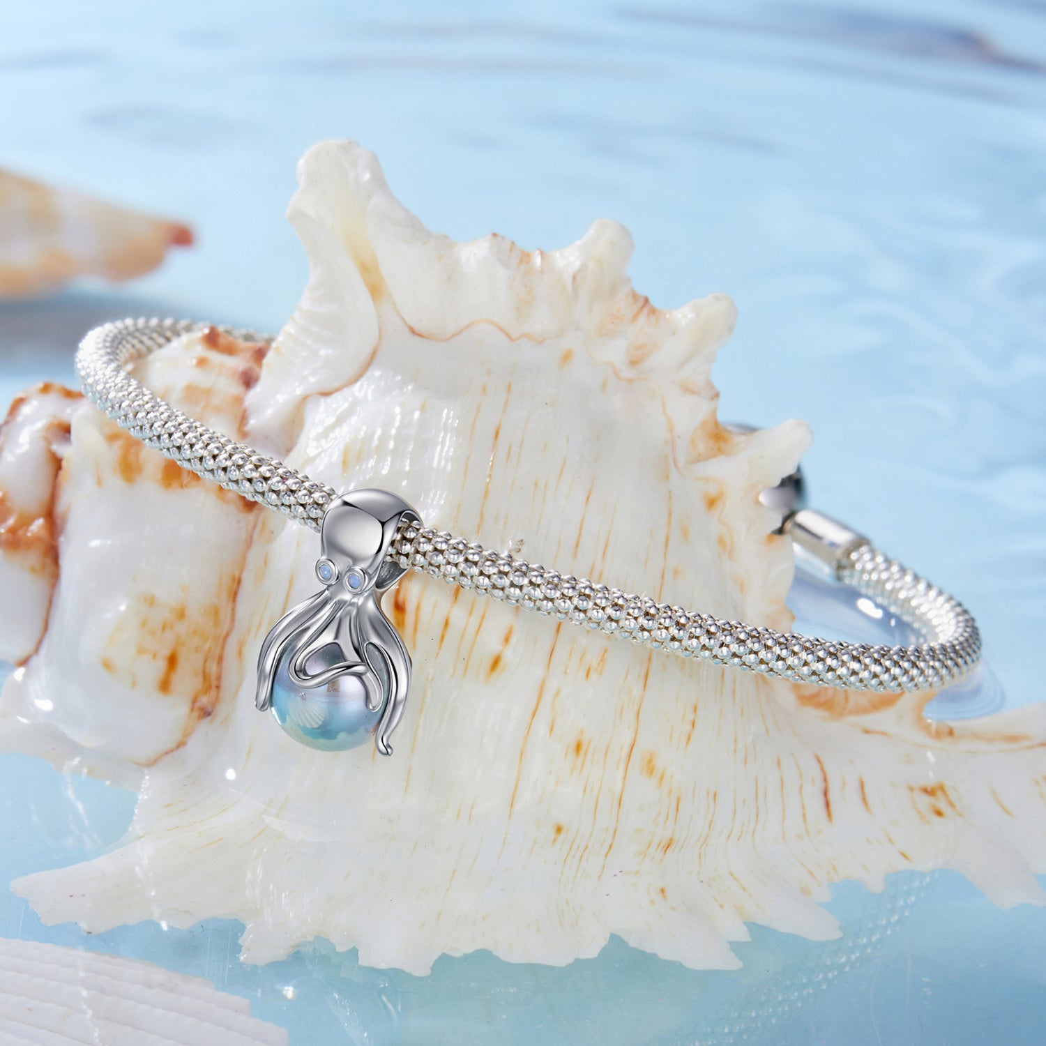 Octopus 925 Silver Bracelet Pendant