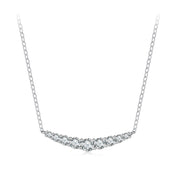 Moissanite Stone 925 Silver Necklace