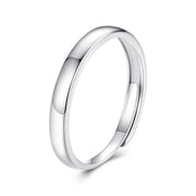 خاتم أنيق رفيع بتصميم بسيط – فضة عيار 925