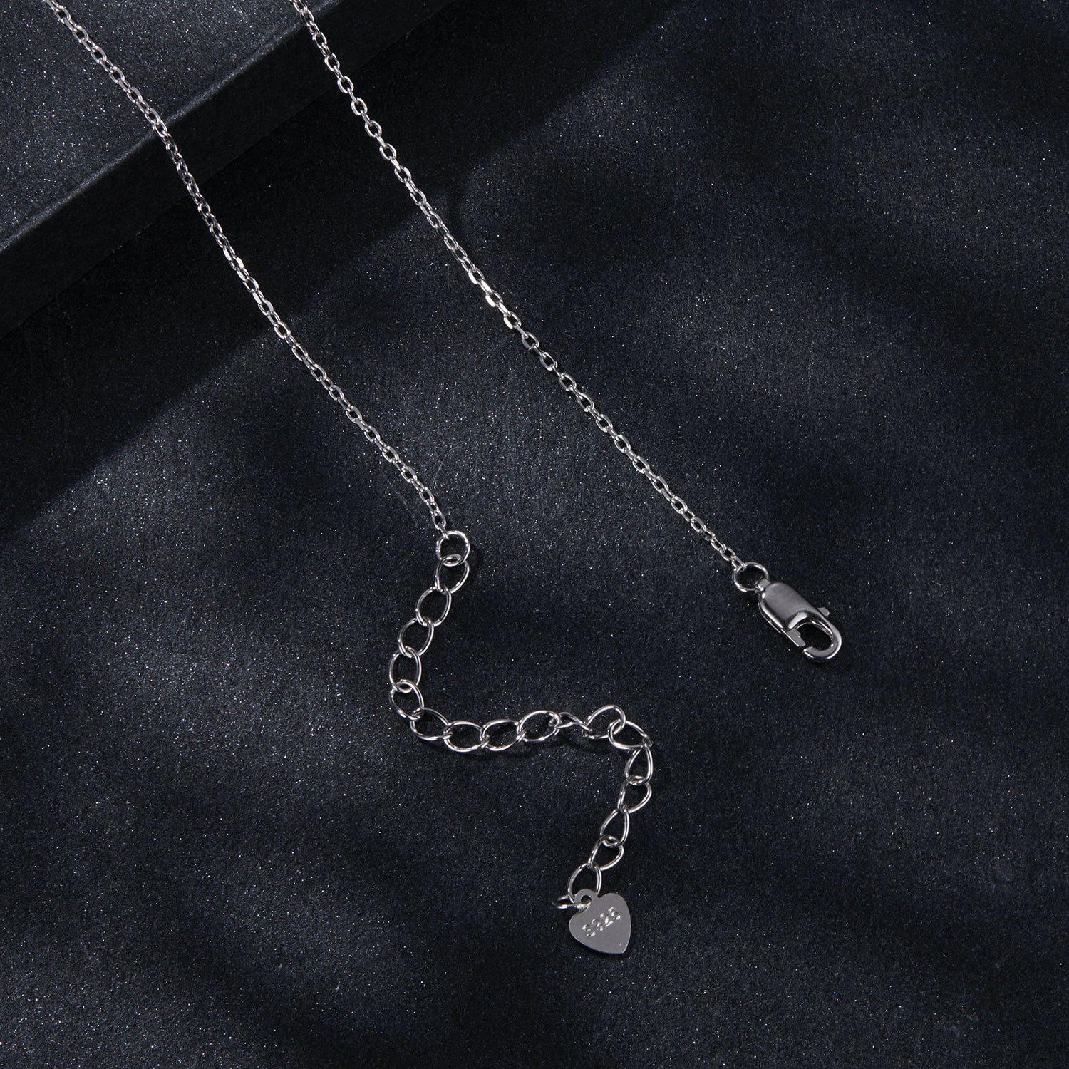 Dangling Moissanite 925 Silver Necklace