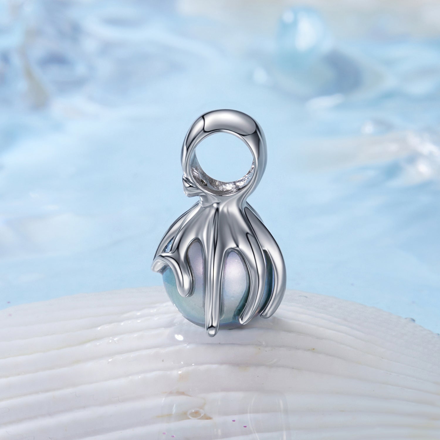 Octopus 925 Silver Bracelet Pendant