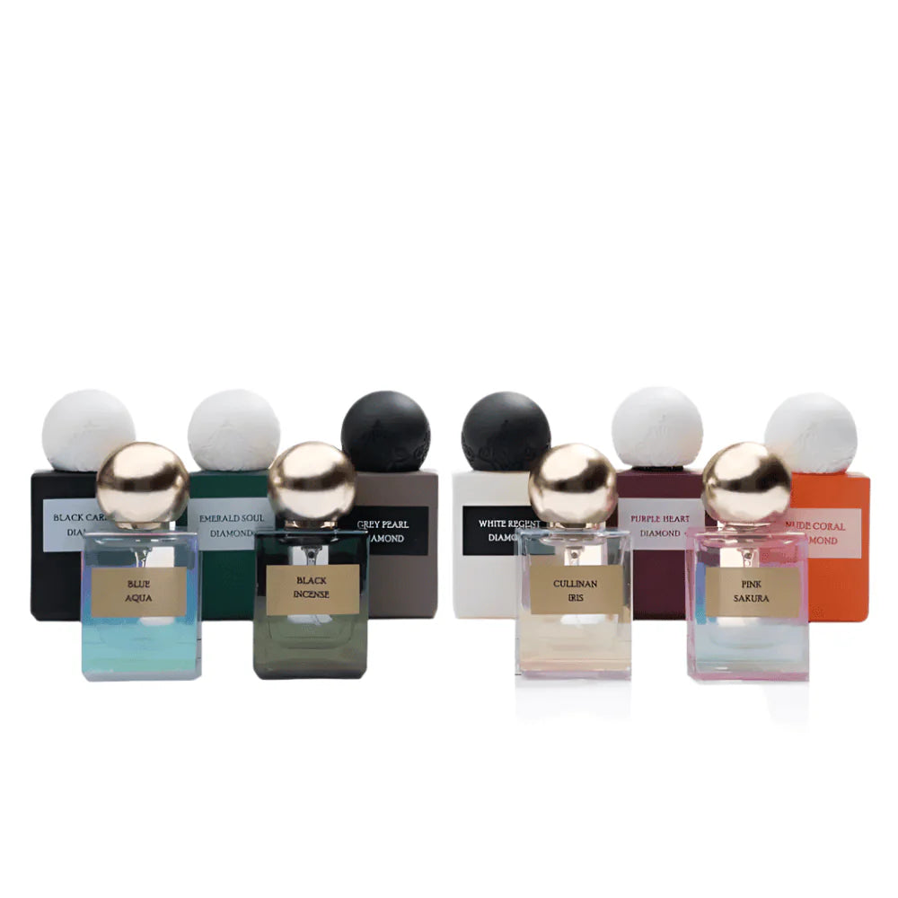 مجموعة ديسكفري دايموند من إبراهيم القرشي 10 عطور × 10 مل