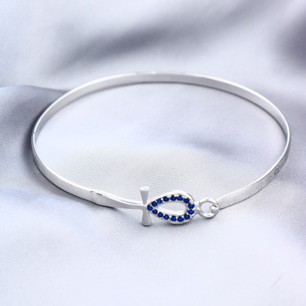 RBB035 - Egyptian 925 Sterling Silver Ankh Bracelet