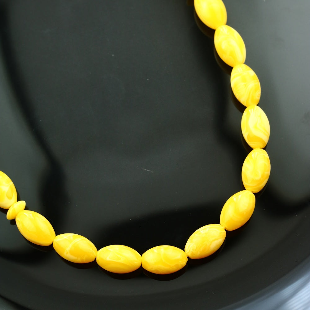 سبحة تراب كهرمان فاتح 33 حبة – SROS07-K