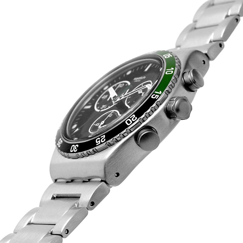 Swatch Men's Chronograph Stainless Steel Strap Watch