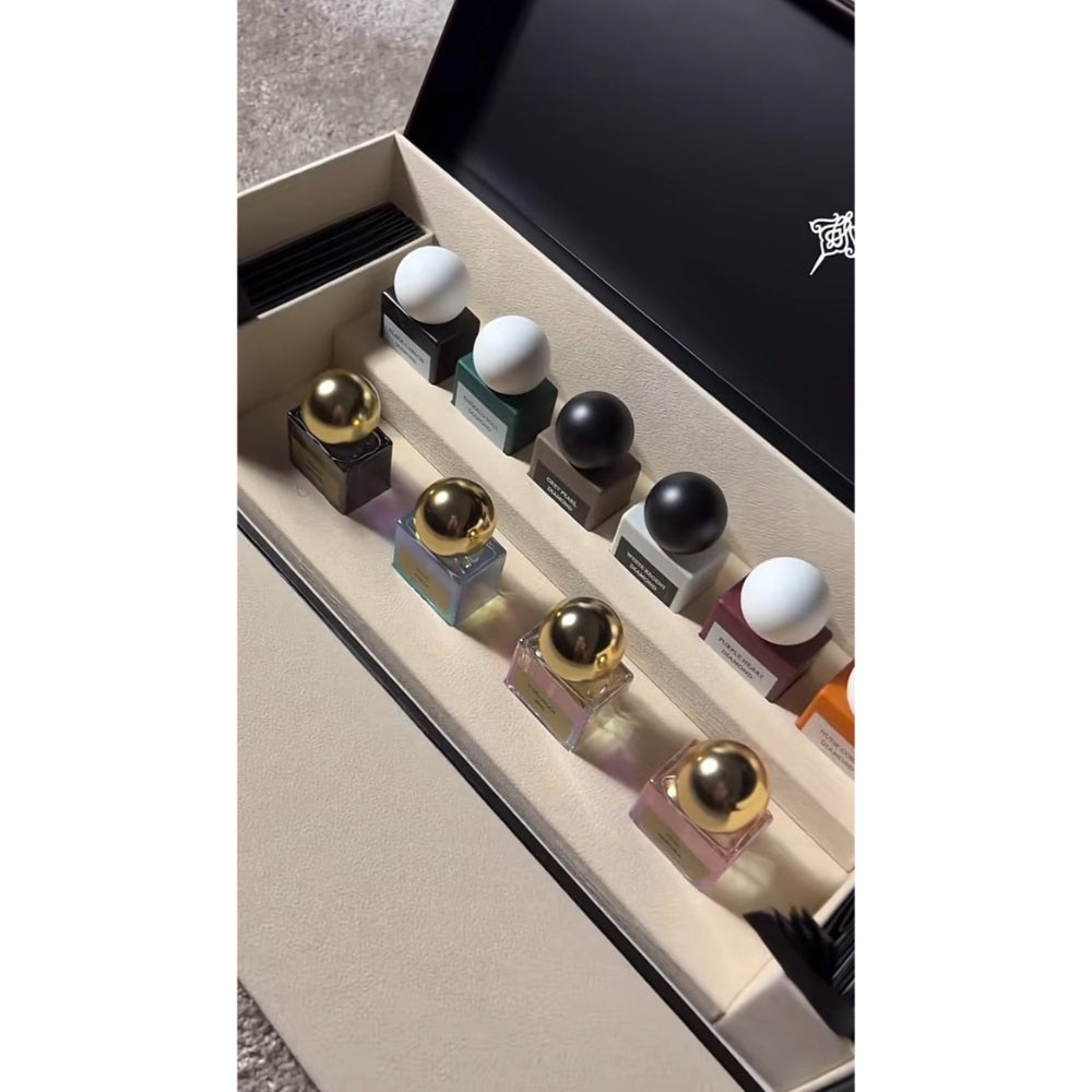 Ibrahim Al Qurashi Discovery Diamond Set – 10  Perfumes × 10 ml
