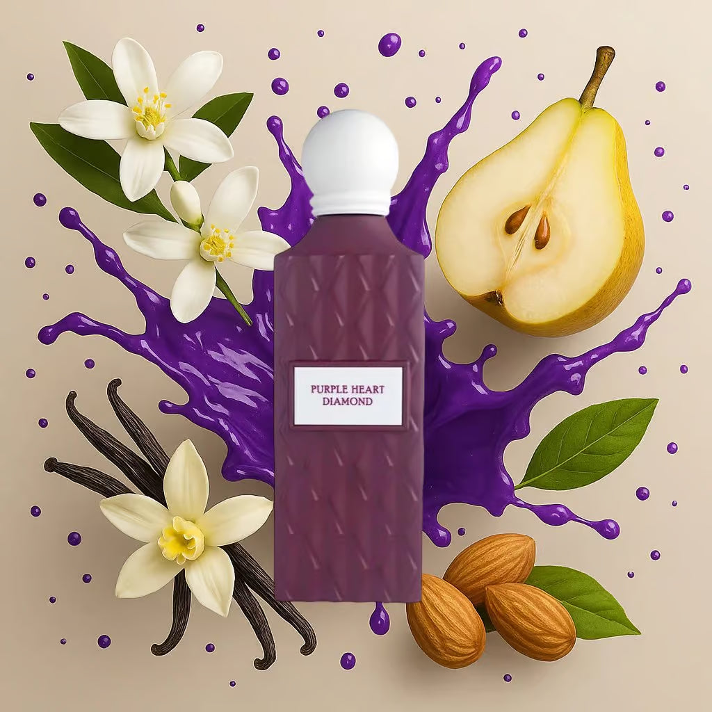 عطر بيربل هارت دايموند من إبراهيم القرشي – أو دو بارفان 150مل