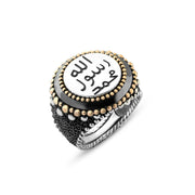 Men’s Turkish 925 Silver Ring Plated with Black Oxide