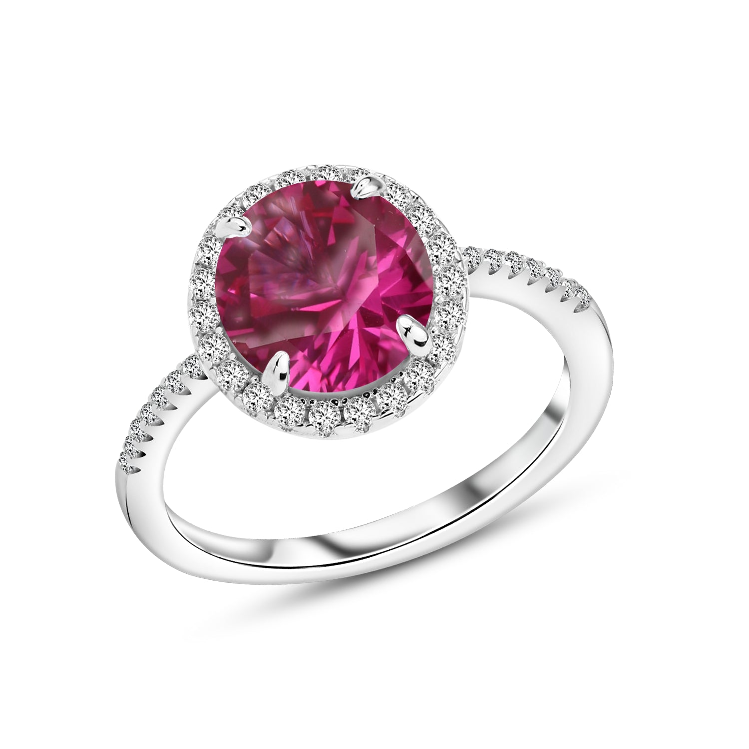 Cherry Charm Ring – 925  Silver with Natural Ruby and a Royal Touch
