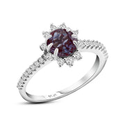 Alexandrite 925 Silver Ring