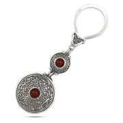 Egyptian silver key medallion (In the name of God, with whose name nothing on earth or in heaven can harm, and He is the All-Hearing, the All-Knowing)