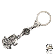 KSF05 - Queen Cleopatra Keychain in Egyptian Silver 800