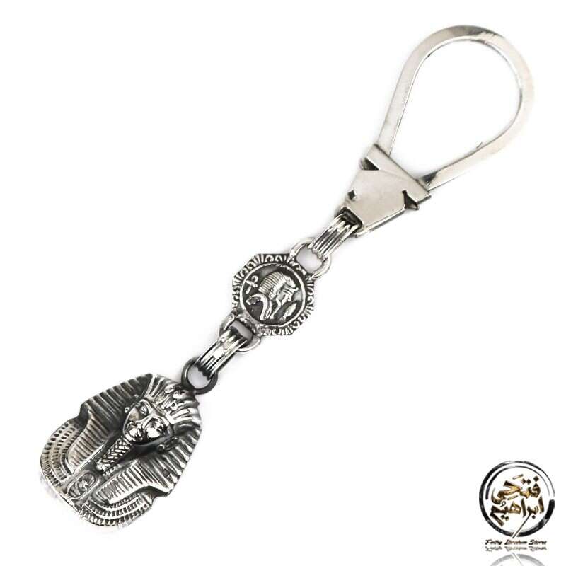 KSF08 - The Sphinx Keychain in Egyptian Silver 800