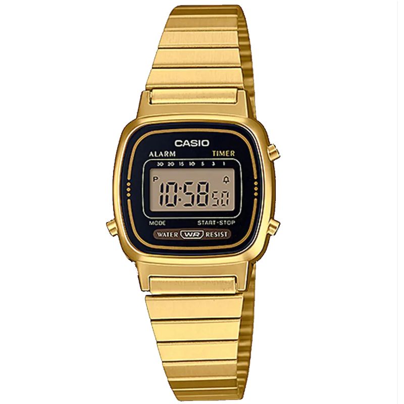 LA670WGA-1DF - Casio Women's Digital Stainless Steel Watch